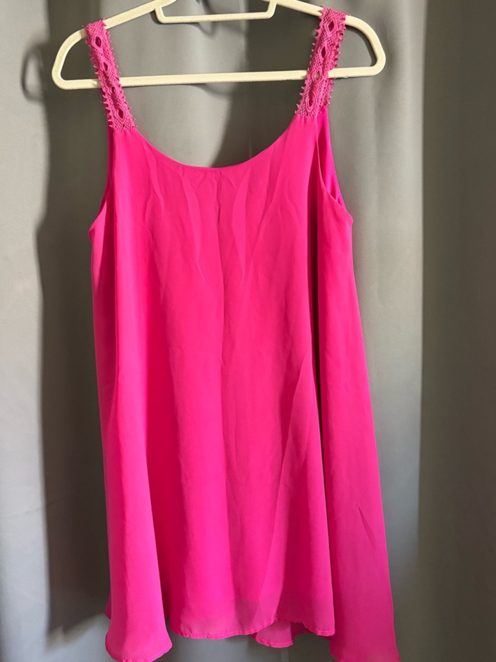 Millibon Hot Pink Sleeveless Shift Dress